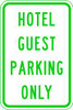 LYLE RP-029-12HA PARKING SIGN 18 X 12IN GRN/WHT TEXT