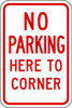 LYLE LR7-25-12HA PARKING SIGN 18 X 12IN R/WHT TEXT