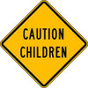 LYLE LW9-11A-24DA D9611 CAUTION SIGN 24 X 24IN BK/YEL DMD 