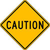 LYLE LW9-11B-24DA TRAFFIC SIGN 24 X 24IN BK/YEL DMD GR AL