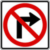 LYLE R3-1-24DA TRAFFIC SIGN 24 X 24IN R AND BK/WHT SYM