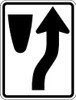 LYLE R4-7-18DA TRAFFIC SIGN 24 X 18IN BK/WHT SYM R4-7