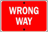 LYLE R5-1A-30DA D9793 TRAFFIC SIGN 18 X 30IN WHT/R DMD G