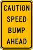 LYLE TR-034-12DA TRAFFIC SIGN 18 X 12IN BK/YEL DMD GR AL