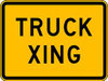 LYLE W11-10P-24DA TRAFFIC SIGN 18 X 24IN BK/YEL DMD GR AL