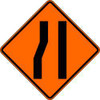LYLE W4-2L-BO-30HA TRAFFIC SIGN 30 X 30IN BK/ORN SYM