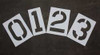 RAE STL-116-8240W PAVEMENT STENCIL 24 IN NUMBER KIT 1/16 RAE STL-116-8240W PAVEMENT STENCIL 24 IN NUMBER KIT 1/16