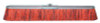 MAGNOLIA BRUSH 7024 24" RED & BLACK STRIP BRUSH W/SB-60 HDL.
