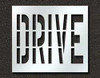 RAE STL-116-73607 PAVEMENT STENCIL DRIVE 36 IN