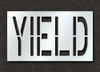 RAE STL-116-72426 PAVEMENT STENCIL YIELD 24 IN