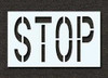RAE STL-116-72403 PAVEMENT STENCIL STOP 24 IN