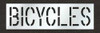 RAE STL-116-71818 PAVEMENT STENCIL BICYCLES 18 IN
