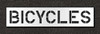 RAE STL-116-71218 PAVEMENT STENCIL BICYCLES 12 IN RAE STL-116-71218 PAVEMENT STENCIL BICYCLES 12 IN