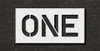 RAE STL-116-71009 PAVEMENT STENCIL ONE 10 IN