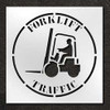 RAE STL-116-14802 STENCIL FORKLIFT TRAFFIC 42 IN