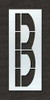 RAE STL-108-F108B AIRPORT PAVEMENT STENCIL B 108 IN