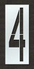 RAE STL-108-F1084 AIRPORT PAVEMENT STENCIL 4 108 IN