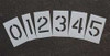RAE STL-108-8100 PAVEMENT STENCIL 10 IN NUMBER KIT 1/8