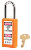 MASTER LOCK 411KAS3ORJ D5327 LOCKOUT PADLOCK KA ORANGE 1/4 IN. 