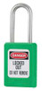 MASTER LOCK S33GRN LOCKOUT PADLOCK KD GREEN 3/16 IN DIA.