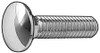 MIDWEST ACORN NUT COMPANY MPB761 BOLT CARRIAGE CHROME 7/16-14X2 PK5
