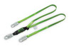 HONEYWELL 8798PC/6FTGN LANYARD 2 LEG POLYESTER GREEN