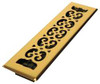 DECOR GRATES SPH214 2X14 SCROLL STEEL PLATED BRASS