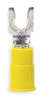 3M MNG10-6FLX FORK TERMINAL YELLOW 12 TO 10 AWG PK50