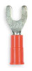 3M MVU18-8FX FORK TERMINAL STD #8 STUD RED PK100