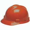 MSA SAFETY WORKS 475361 HARD HAT W/RCHT ORANGE V-GARD 