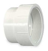 MUELLER 1WKG3 FITTING CLEANOUT ADAPTER PVC 4 IN