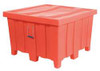 MYTON INDUSTRIES MTD-1ORANGE CONTAINER 23 CU FT. 800 LB. RED
