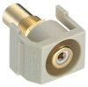 HUBBELL SFRCWREI SNAP FIT CONNECTOR RED/IVRY RCA/RCA RECD