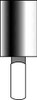 NORTON 61463624503 VITRIFIED MOUNTED POINT 1/4 X3/8IN 60G