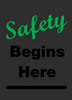 NOTRAX 194SH35CHG SAFETY LOGO ENTRANCE MAT DK GRAY 3X5 FT