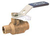 NIBCO S5857066 3/4 BRONZE BALL VALVE SOLDER 3/4 IN