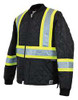 WORK KING S43231-30WT37 QUILTED SAFETY JACKET 4XL BLACK