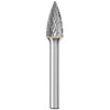 PFERD 22294 TOUGH CARBIDE BUR - TREESHAPE (POINTED)-