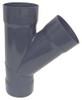 PLASTIC SUPPLY PVCW06 WYE BRANCH PVC 45 DEGREE 6 IN