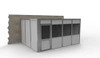 PORTA-KING VK1DW 12'x16' 3-Wall D5487 MODULAR INPLANT OFFICE 3WALL 12X16
