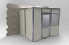 PORTA-KING VK1DW 8'x10' 3-Wall D5482 MODULAR IN-PLANT OFFICE 3WALL 8X10