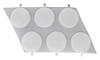 TAPECASE 16U778 DOUBLE SIDED TAPE SHAPES WHITE PK25