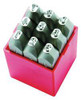 GRAINGER GLOBAL SOURCING 1F106 NUMBER SET 3/32 IN H STEEL