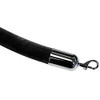 LAWRENCE METAL ROPE-VELR-33-06/0-2-SNAP-1P BLACK VELOUR ROPE 1-1/2 IN X 6 FT BLACK