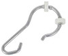 GRAINGER GLOBAL SOURCING 4EEW7 SHOWER HOOKS WITH WHEELS ALUMINUM PK13