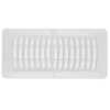 IMPERIAL MANUFACTURING RG1292 FLOOR REGISTER, PLASTIC, WHITE, 4 X 10-I IMPERIAL MANUFACTURING RG1292 FLOOR REGISTER, PLASTIC, WHITE, 4 X 10-I