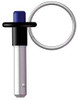 INNOVATIVE COMPONENTS 5REN2 BTN HANDLE LOCK PIN W/RING 1-1/2 3/8 SS