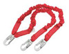 PROTECTA 1340141 LANYARD 2 LEG POLYESTER RED