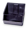 QUANTUM STORAGE SYSTEMS QMS743BR SHELF BIN,BLACK,POLYPROPYLENE,11 7/8 IN