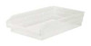 QUANTUM STORAGE SYSTEMS QSB110CL SHELF BIN 17-7/8 IN L 4 IN H CLEAR